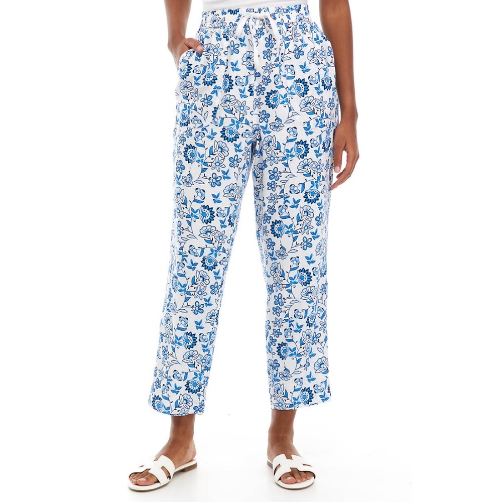 Kim Rogers • Floral Crop Pants